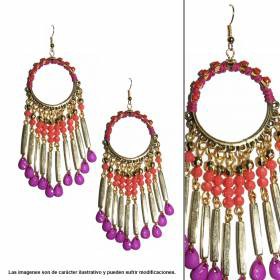 art:6177-3490 Aros Circulares C/Strass 